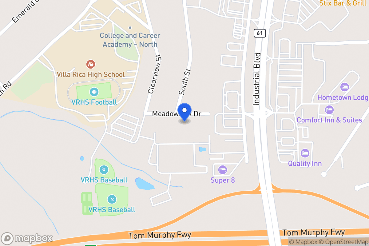Map of 730 Meadowlark Dr