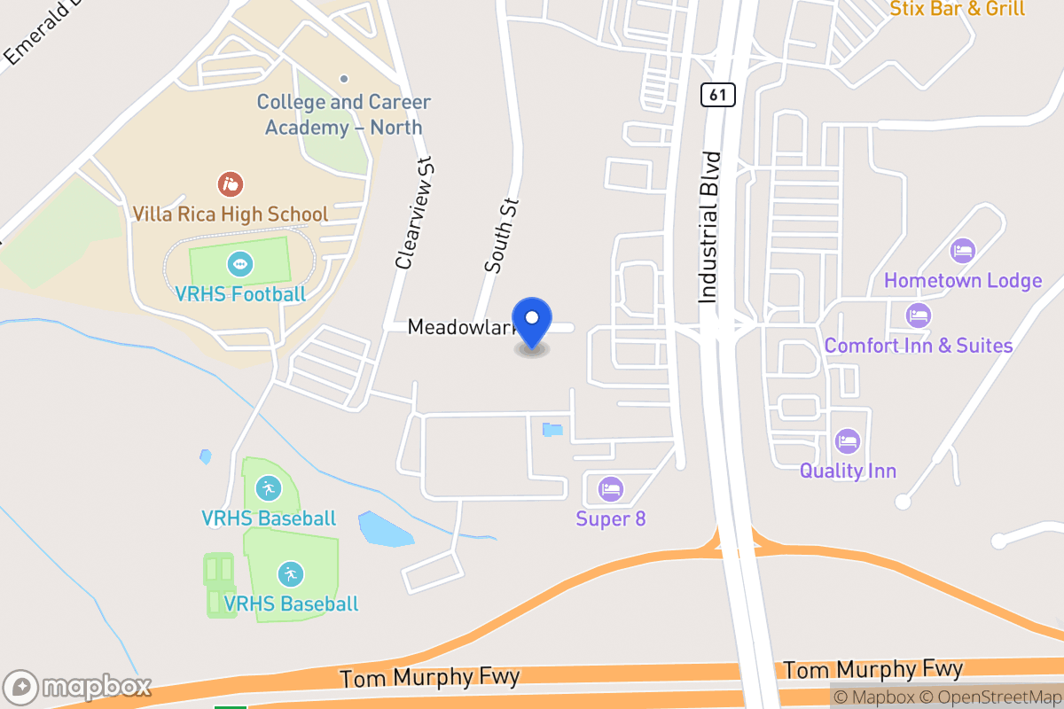 Map of 726 Meadowlark Dr
