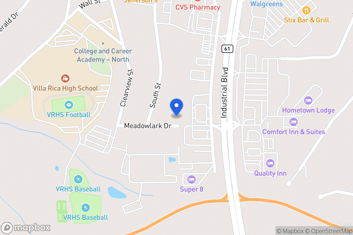 Map of 723 Meadowlark Dr
