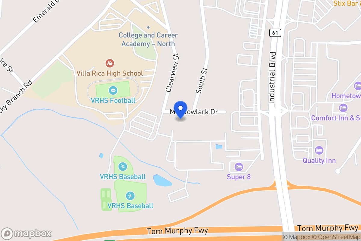 Map of 738 Meadowlark Dr