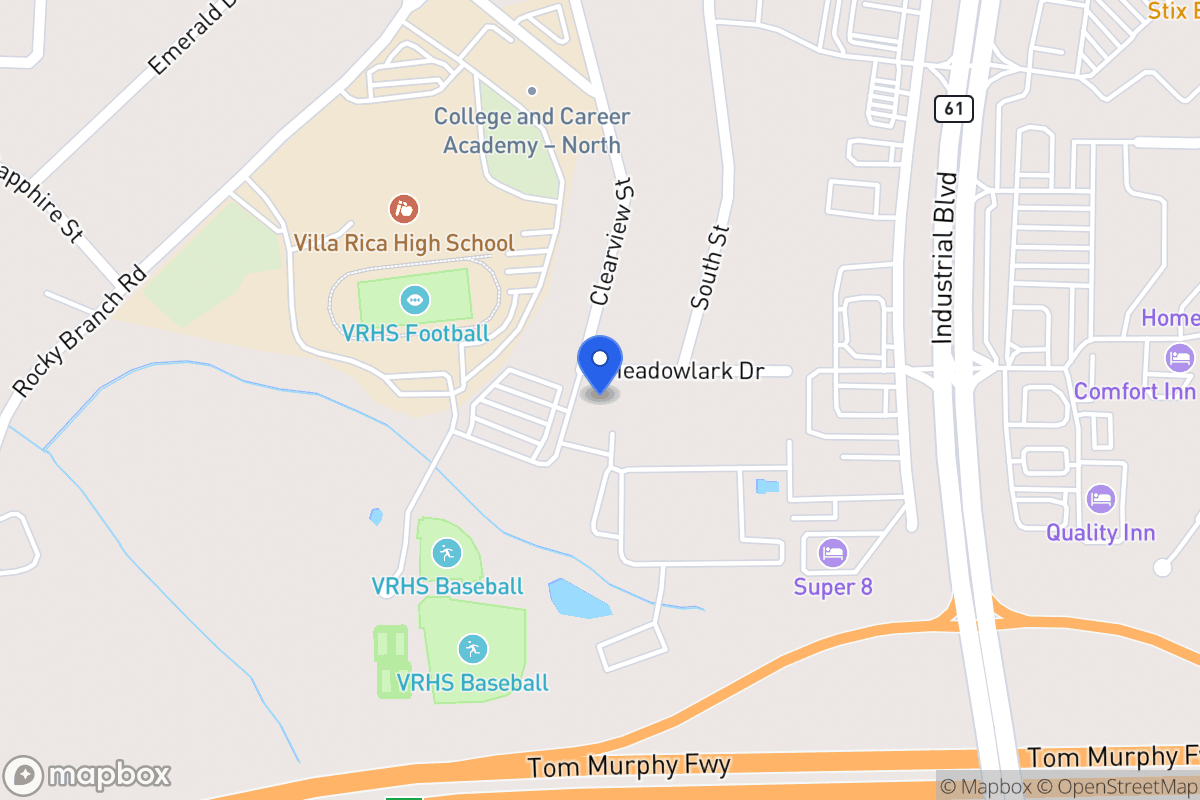 Map of 744 Meadowlark Dr