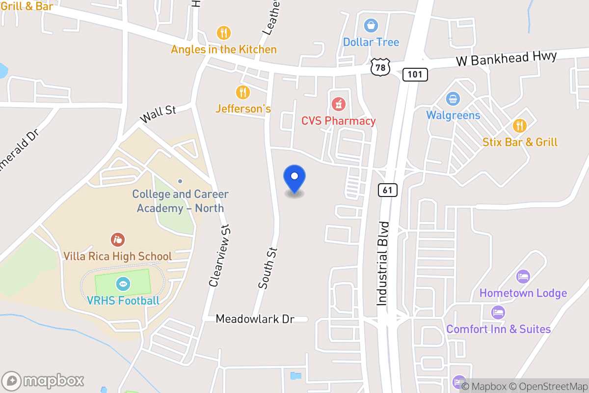 Map of 628 South St