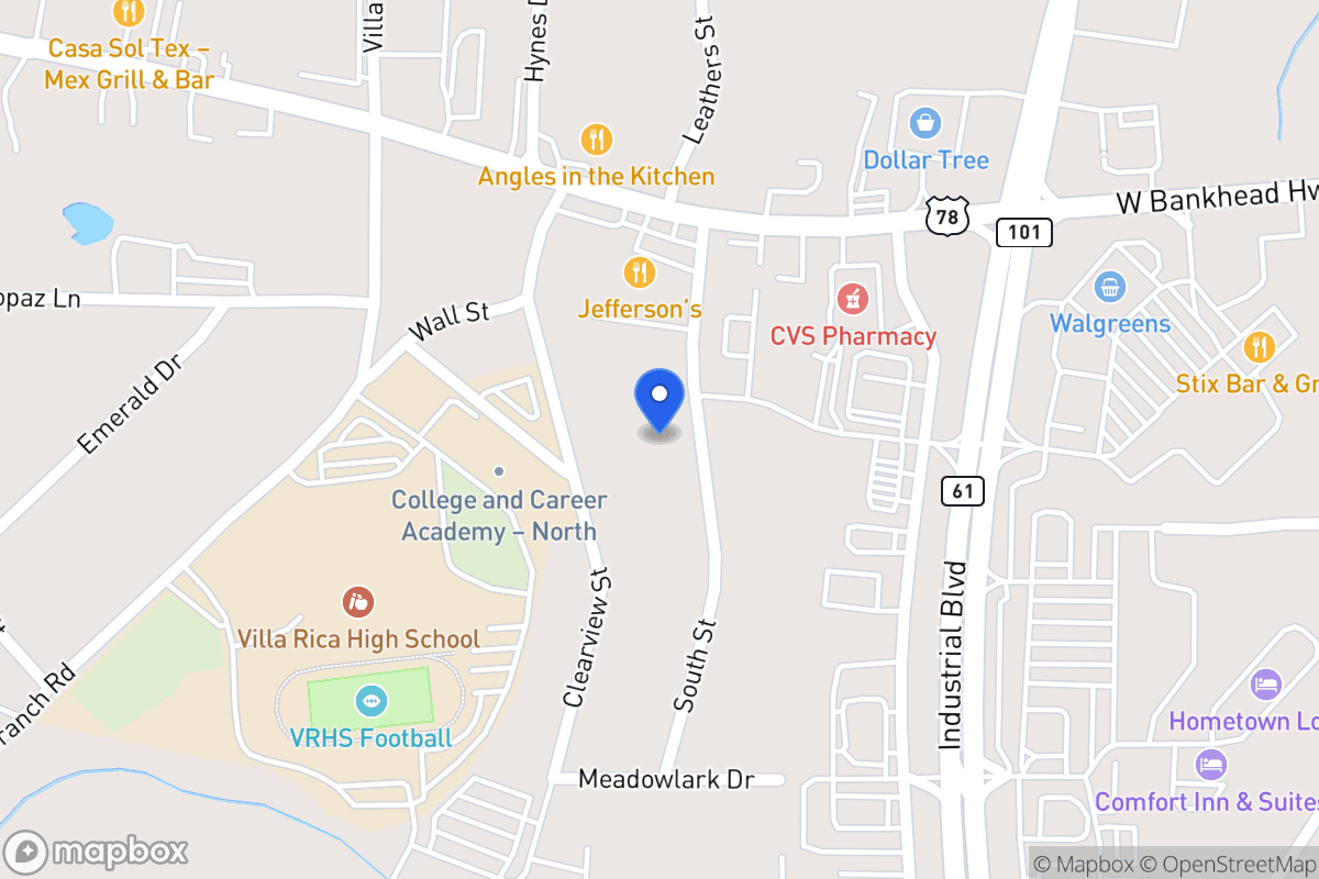 Map of 619 South St