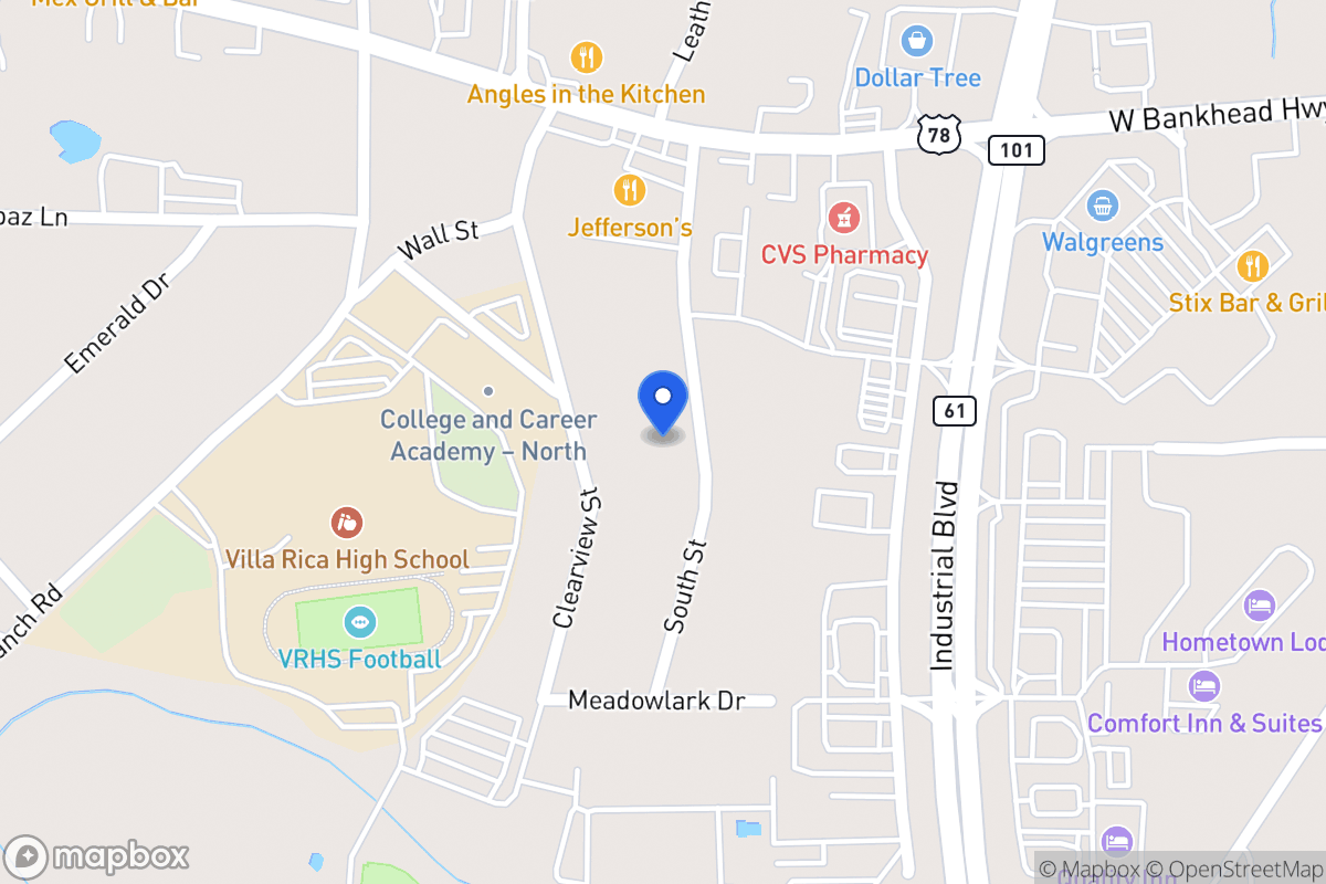 Map of 631 South St