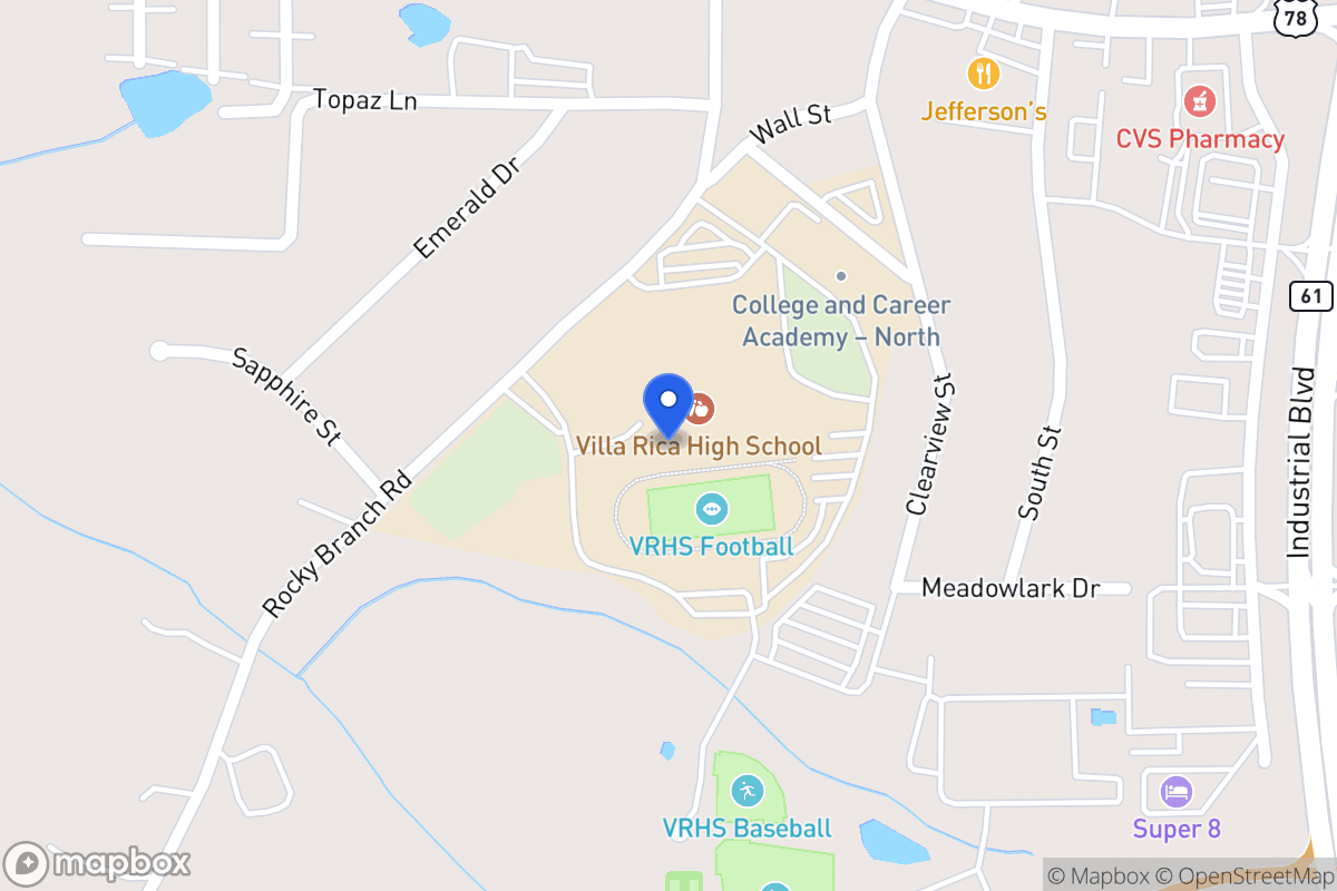 Map of 600 Rocky Branch Rd