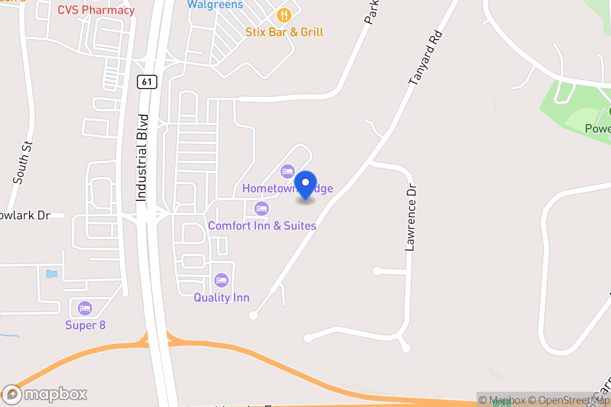 Map of 719 Old Tanyard Rd