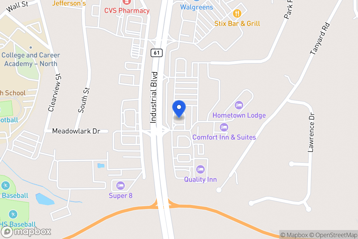 Map of 116 61 Hwy