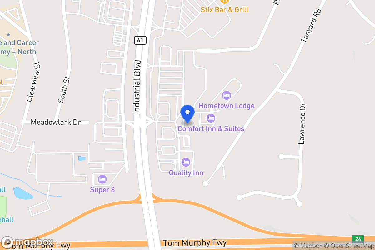 Map of 118 61 Hwy