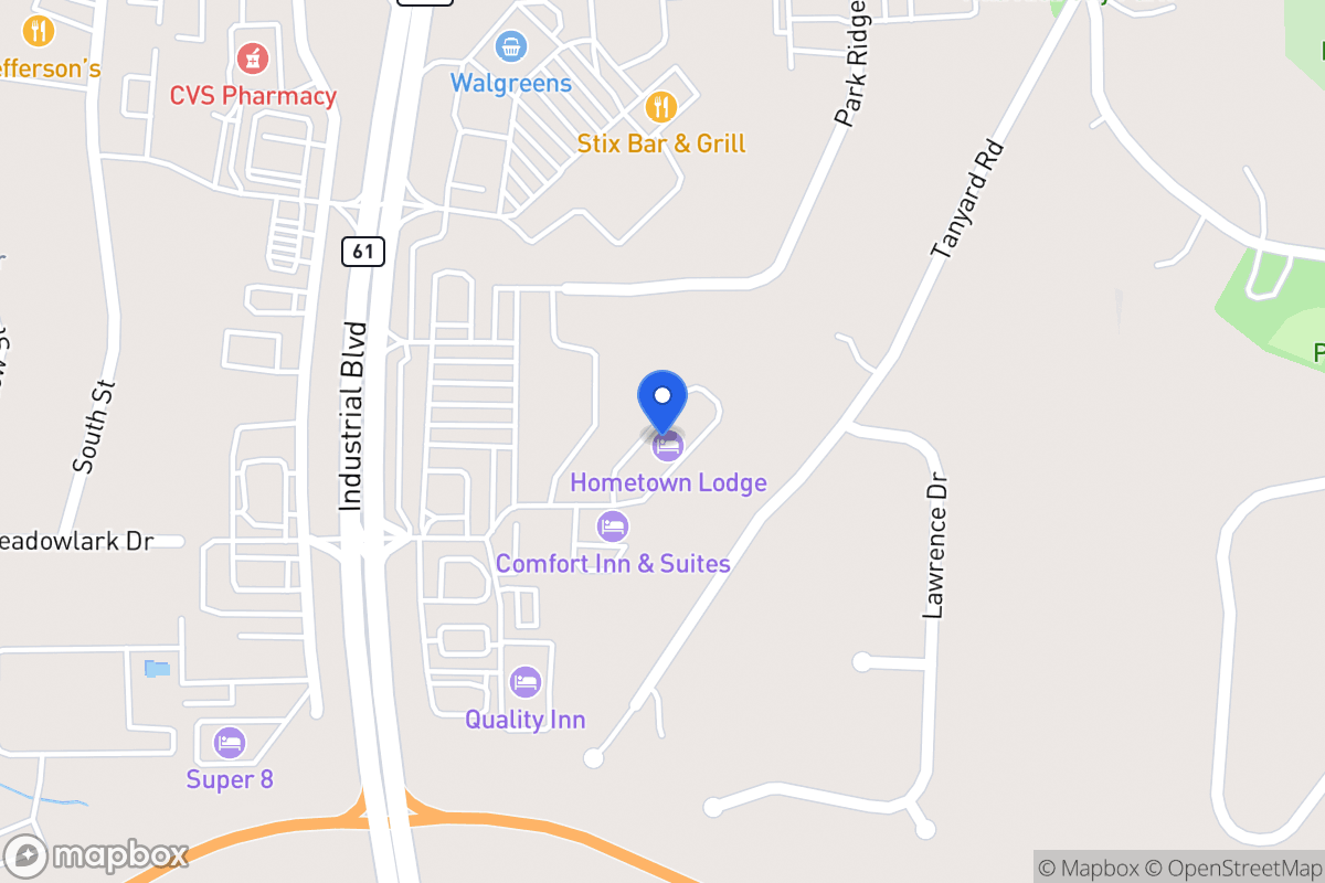 Map of 120 Park Ridge Dr