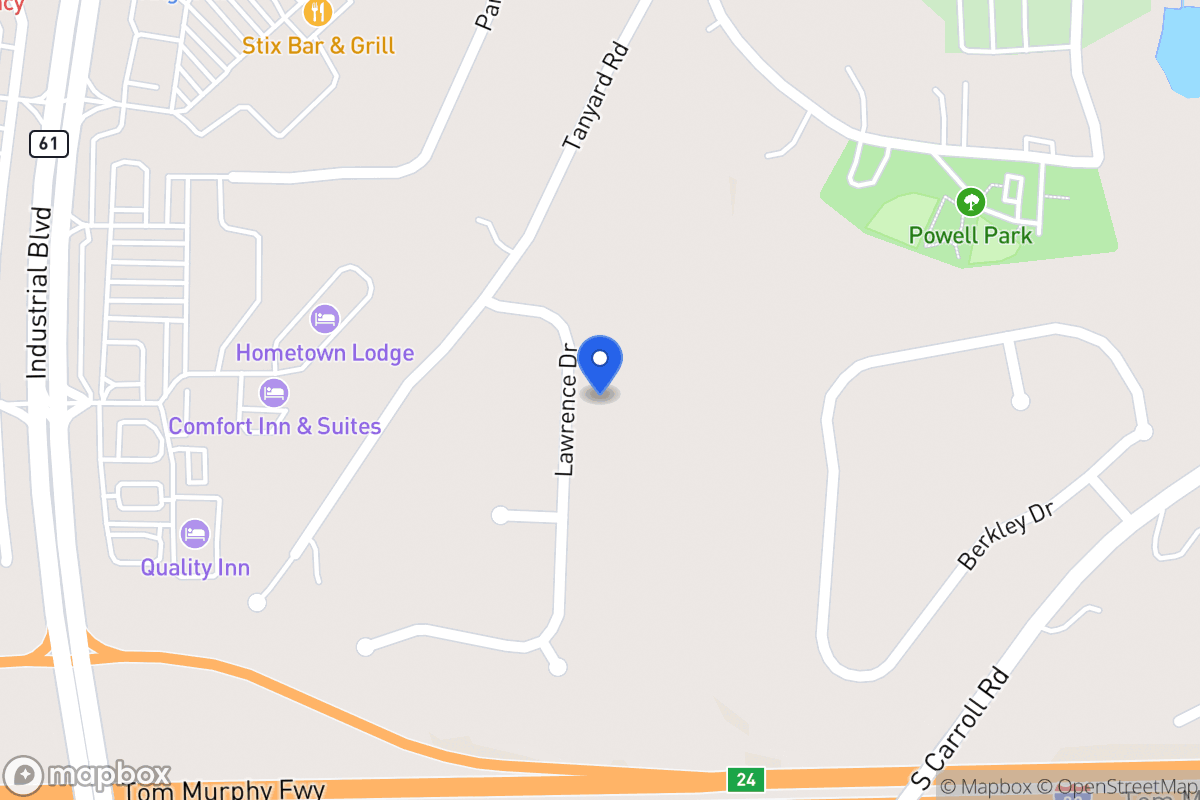 Map of 112 Lawrence Dr