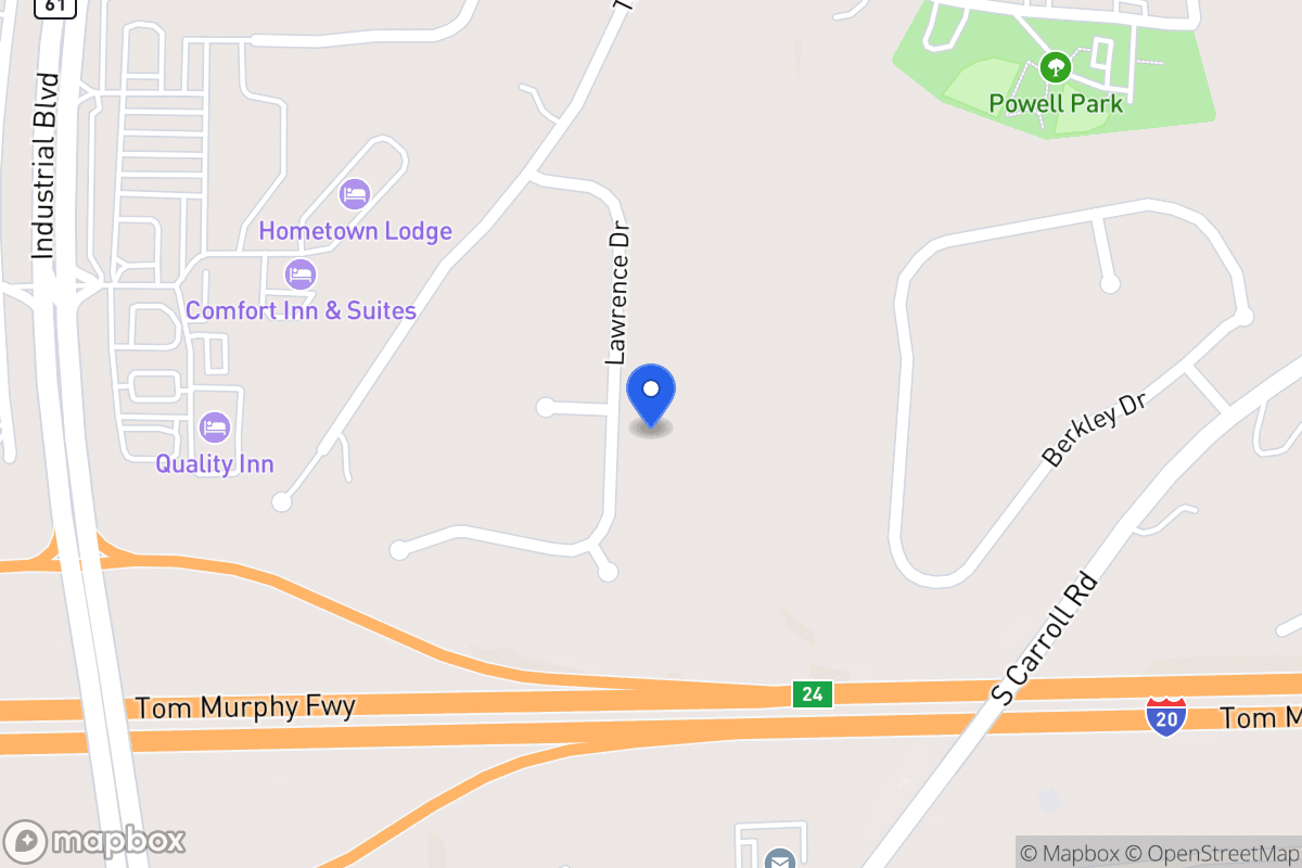 Map of 136 Lawrence Dr