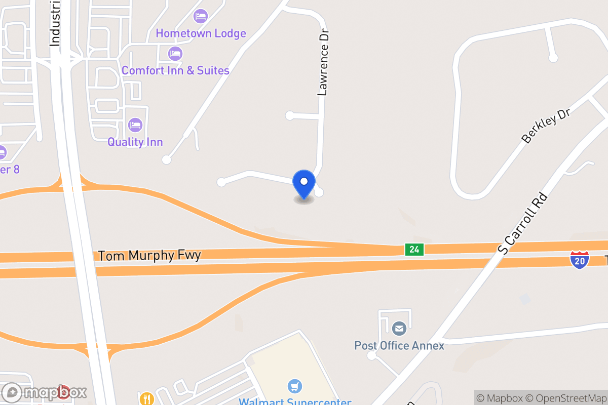 Map of 160 Lawrence Dr