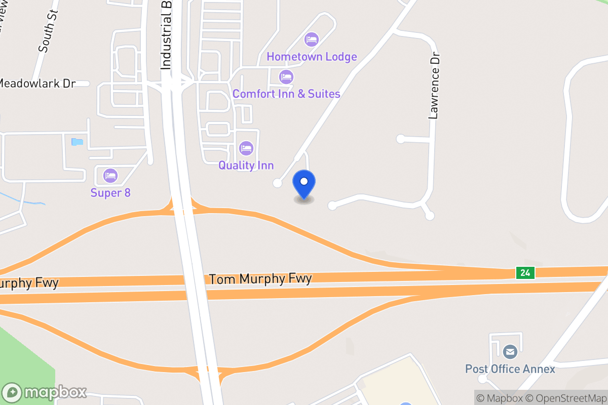 Map of 190 Lawrence Dr