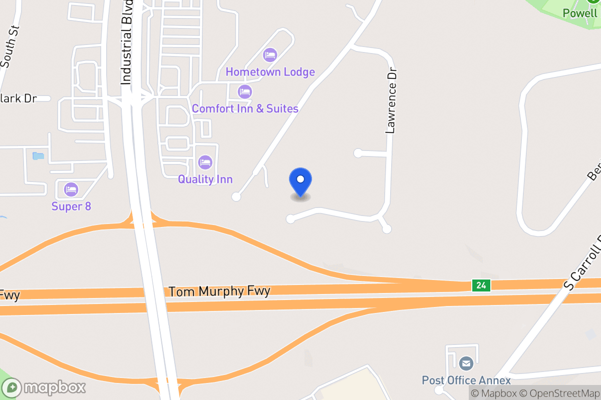 Map of 185 Lawrence Dr