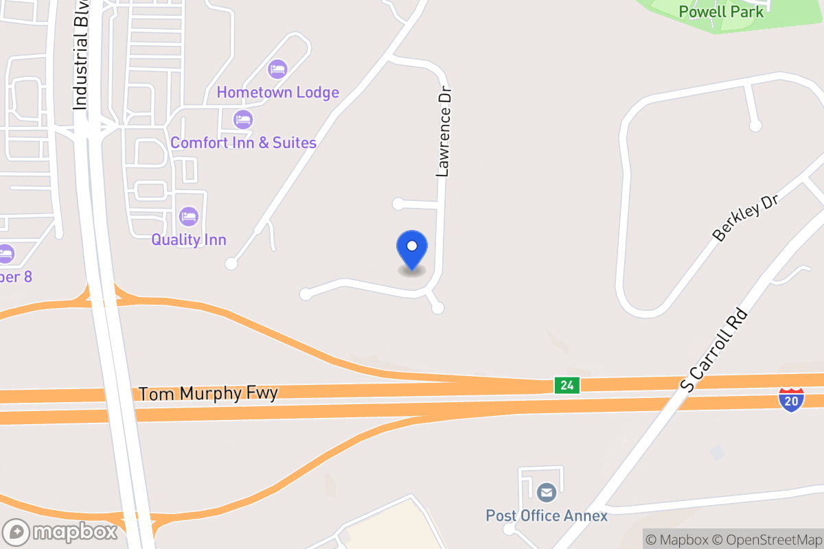Map of 155 Lawrence Dr