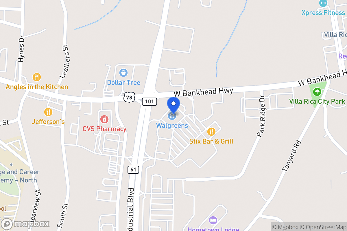 Map of 684 W Bankhead Hwy
