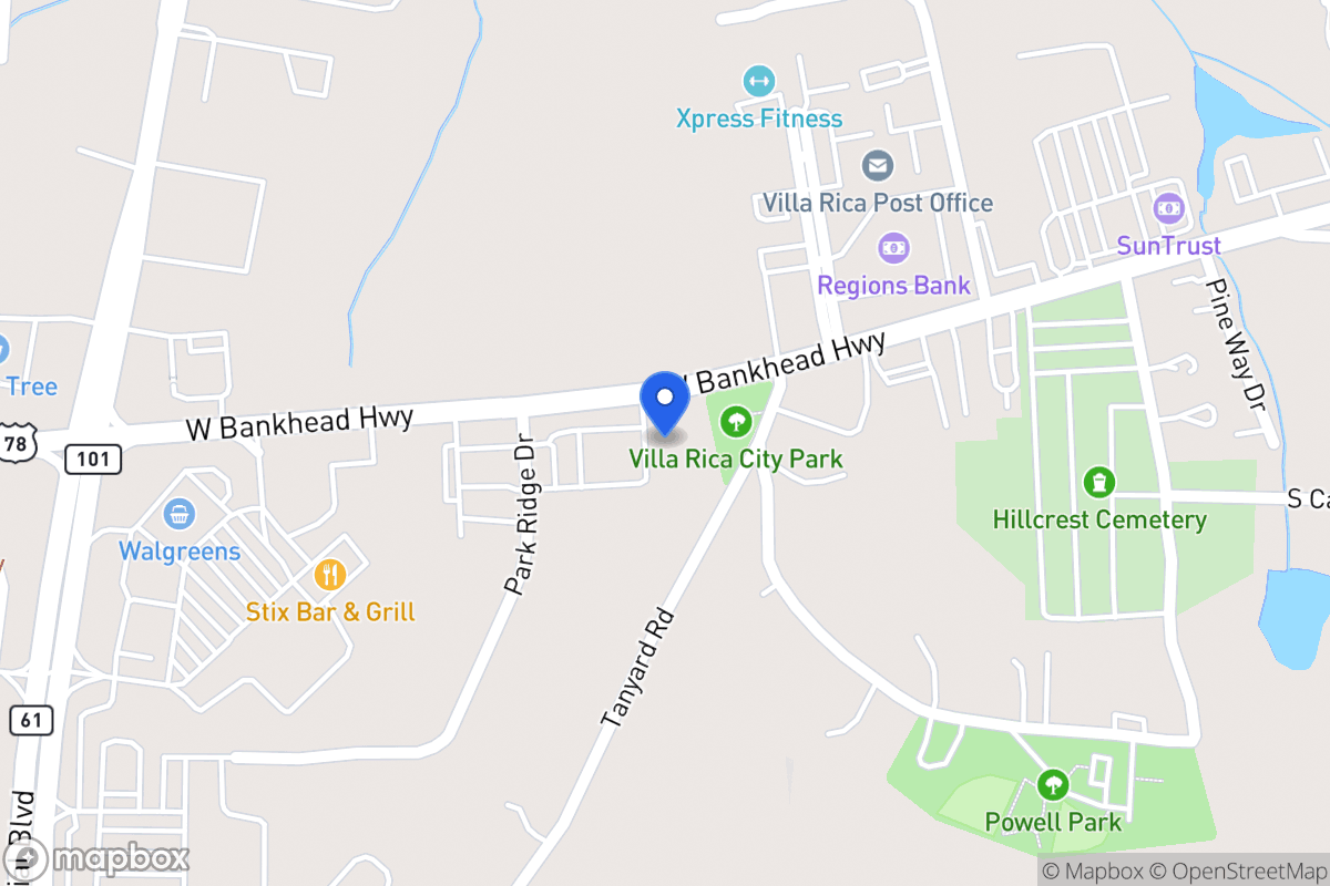 Map of 610 Bankhead Hwy