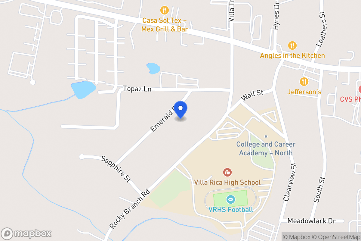 Map of 610 Emerald Dr