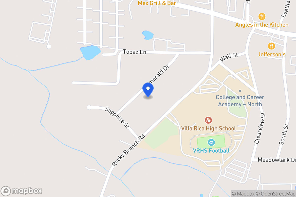 Map of 626 Emerald Dr