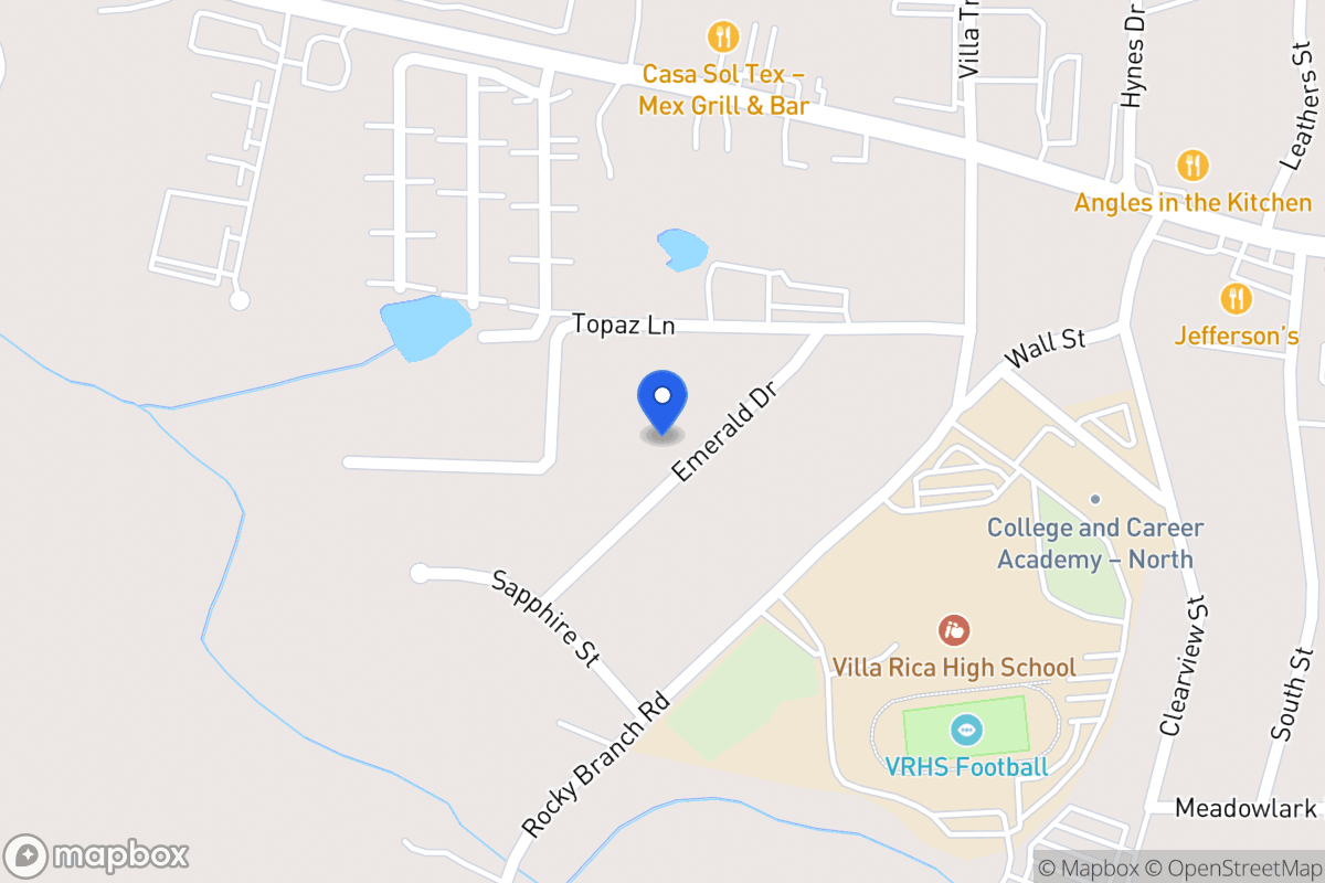 Map of 617 Emerald Dr
