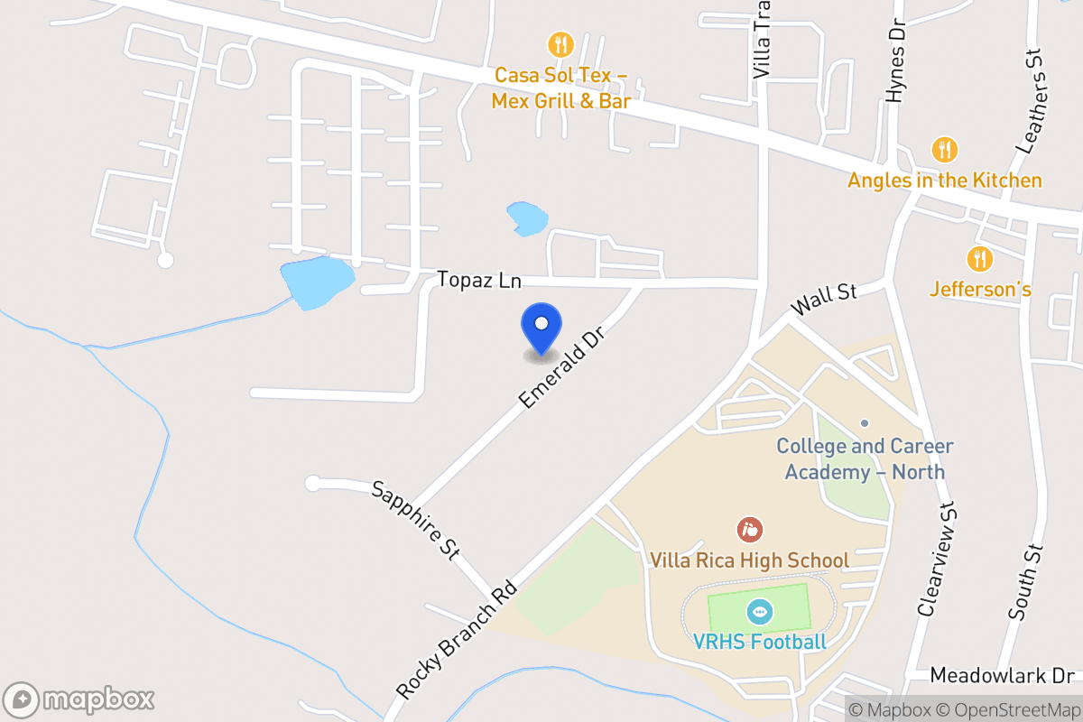 Map of 615 Emerald Dr