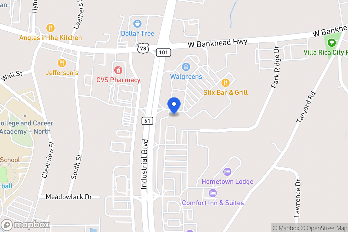 Map of 696 W Bankhead Hwy