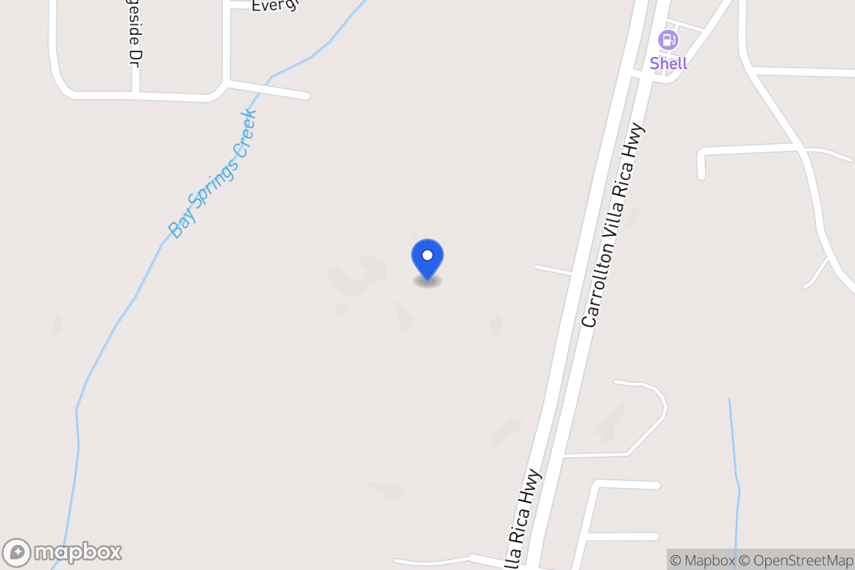 Map of 819 Carrollton Villa Rica Hwy