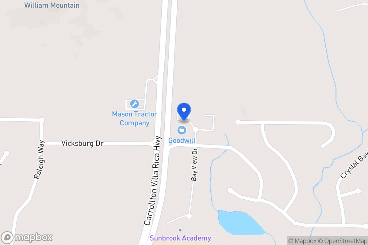 Map of 110 N Bay View Dr