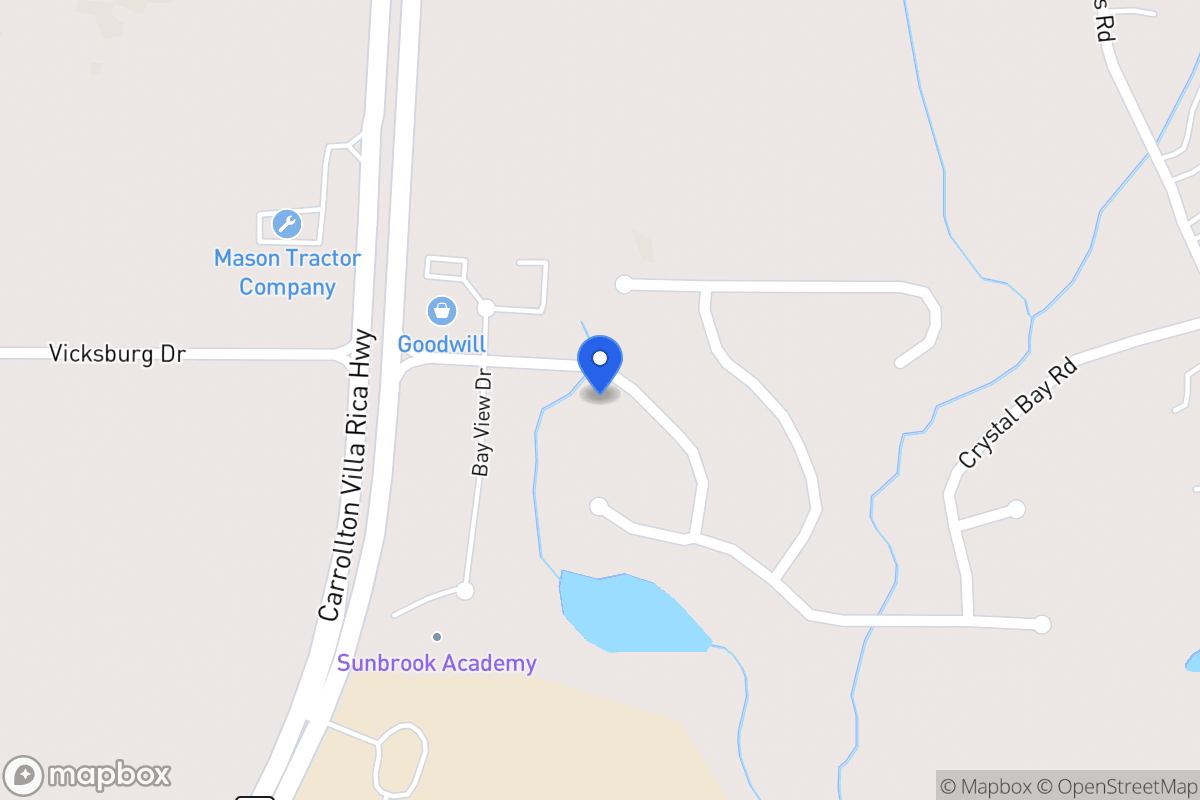 Map of 1005 E Bay Springs Dr