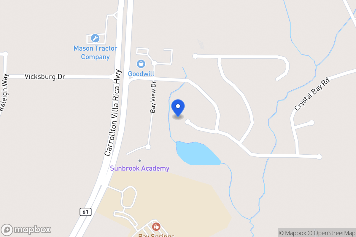 Map of 1990 Club Bay Dr