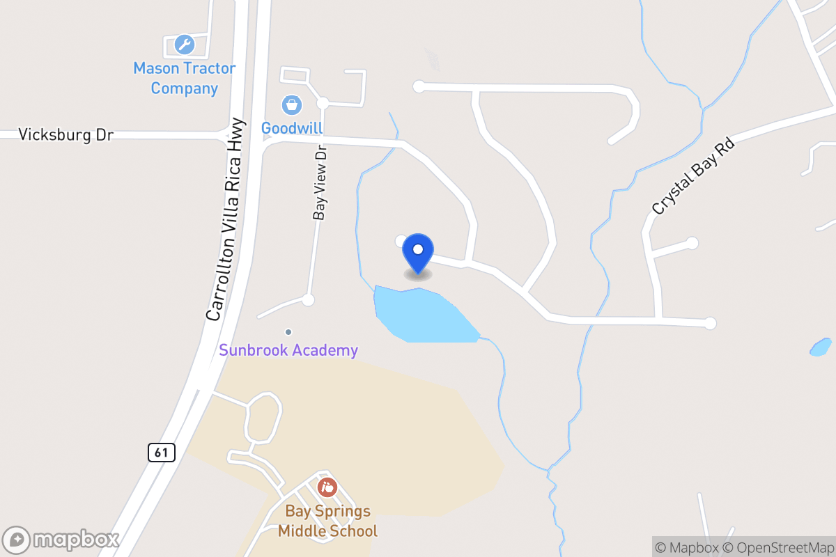 Map of 1998 Club Bay Dr