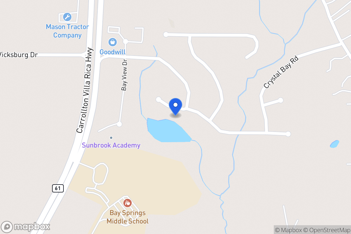 Map of 2000 Club Bay Dr