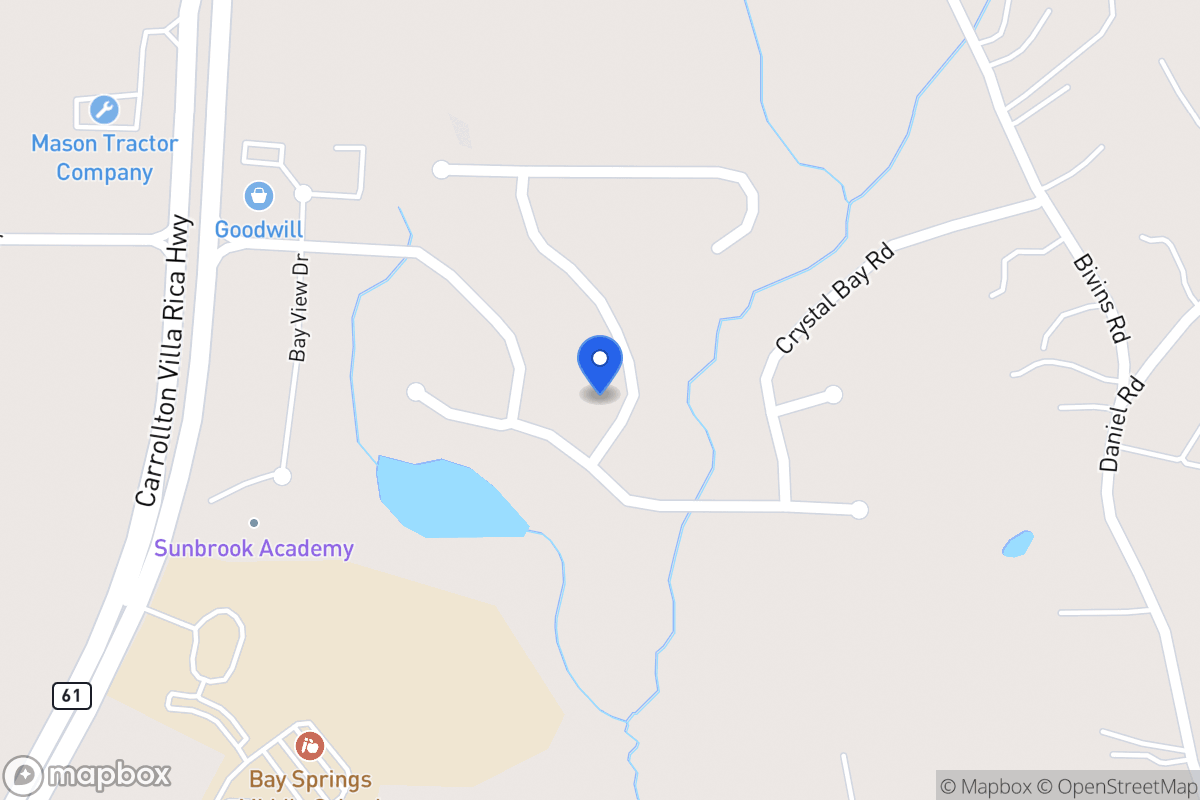 Map of 906 Center Bay Dr