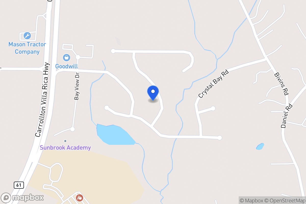 Map of 910 Center Bay Dr