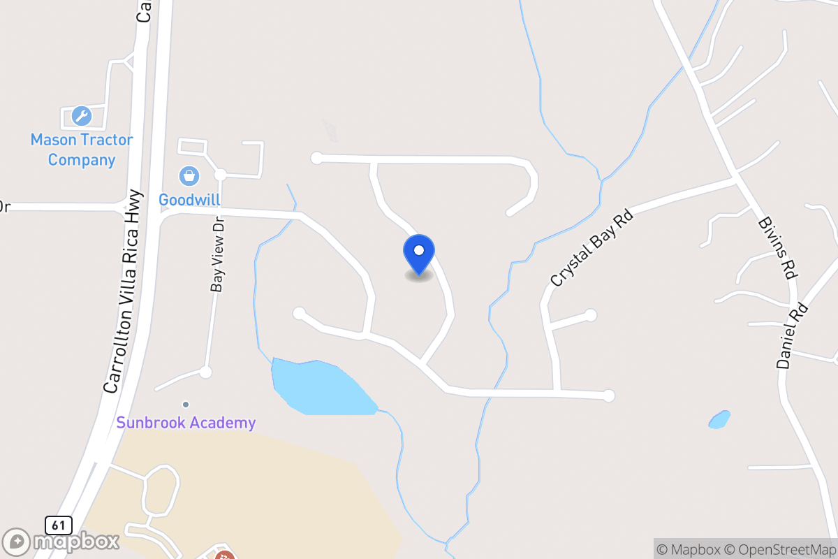 Map of 918 Center Bay Dr