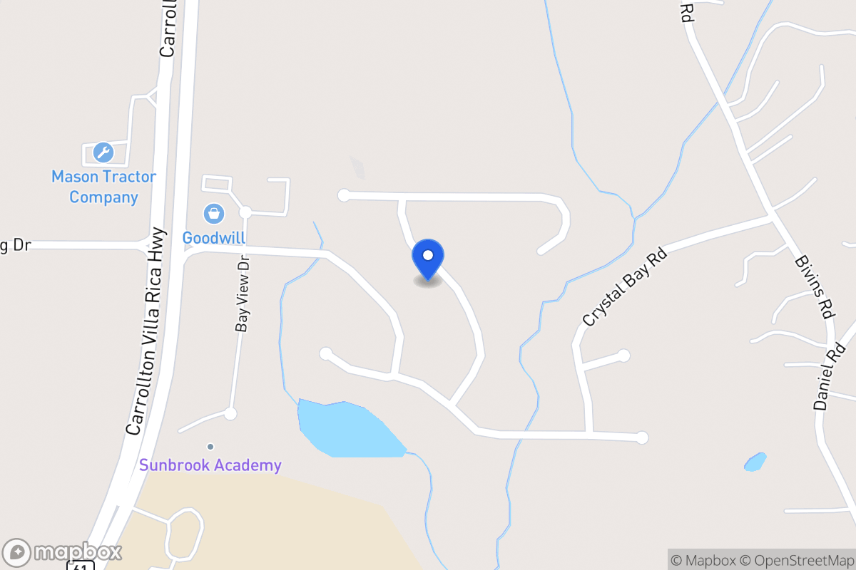 Map of 926 Center Bay Dr