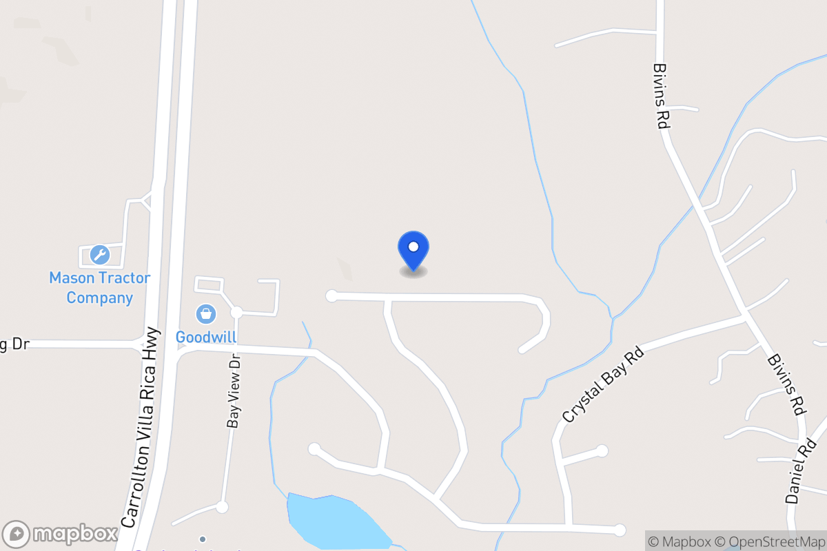 Map of 823 N Bay Overlook