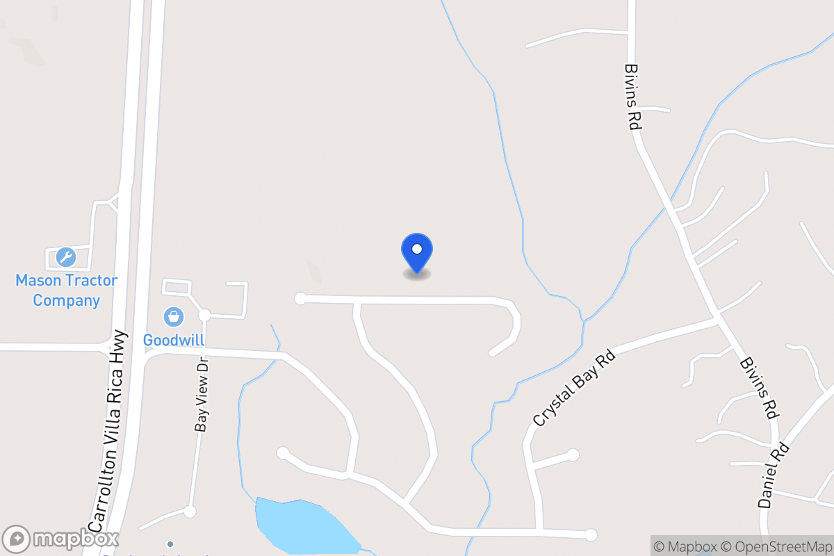 Map of 831 N Bay Overlook