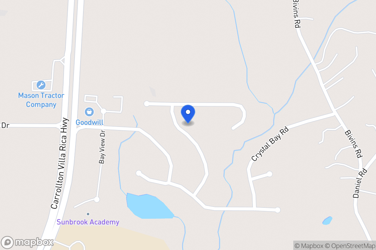 Map of 933 Center Bay Dr