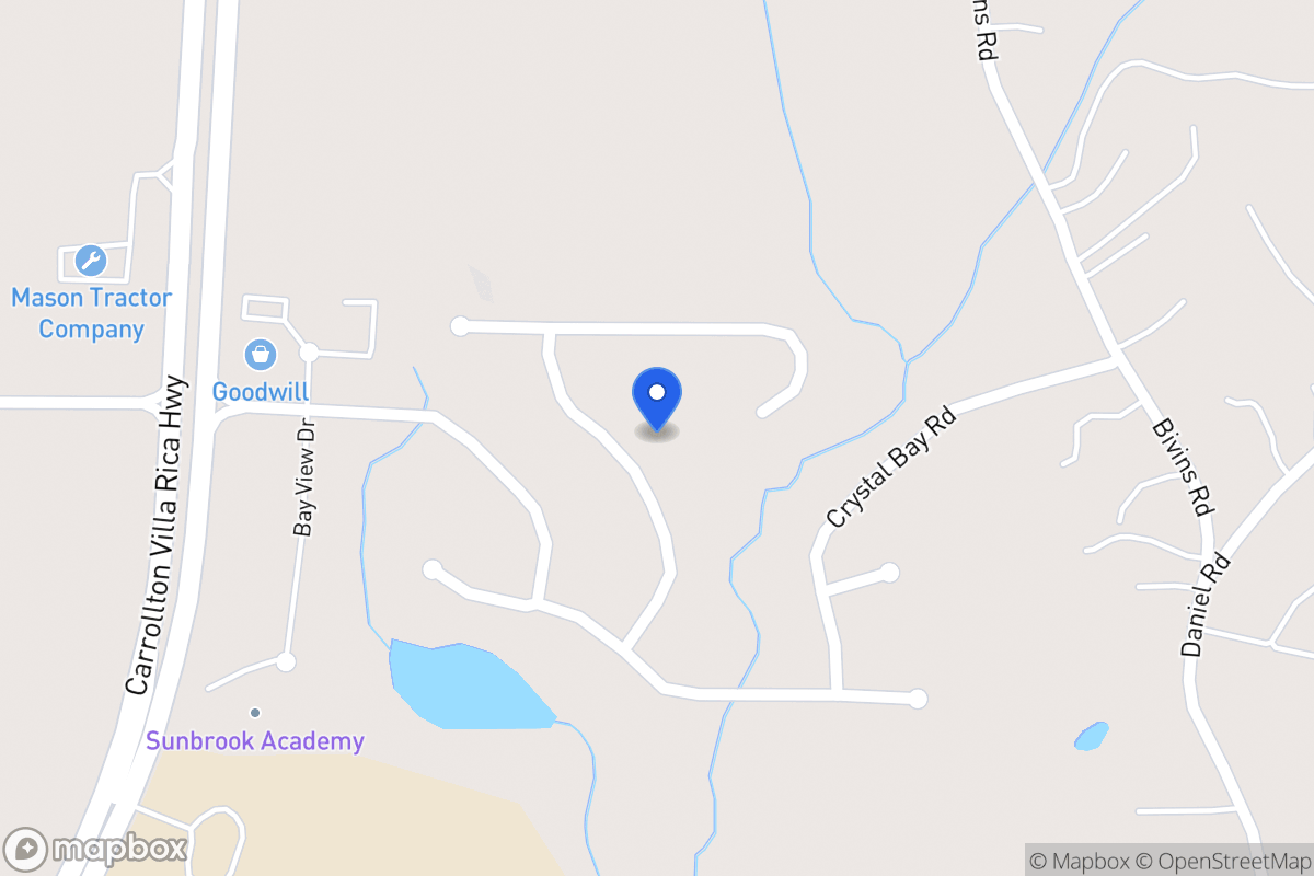 Map of 925 Center Bay Dr