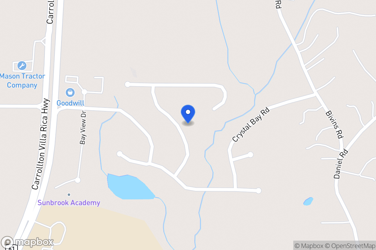 Map of 921 Center Bay Dr
