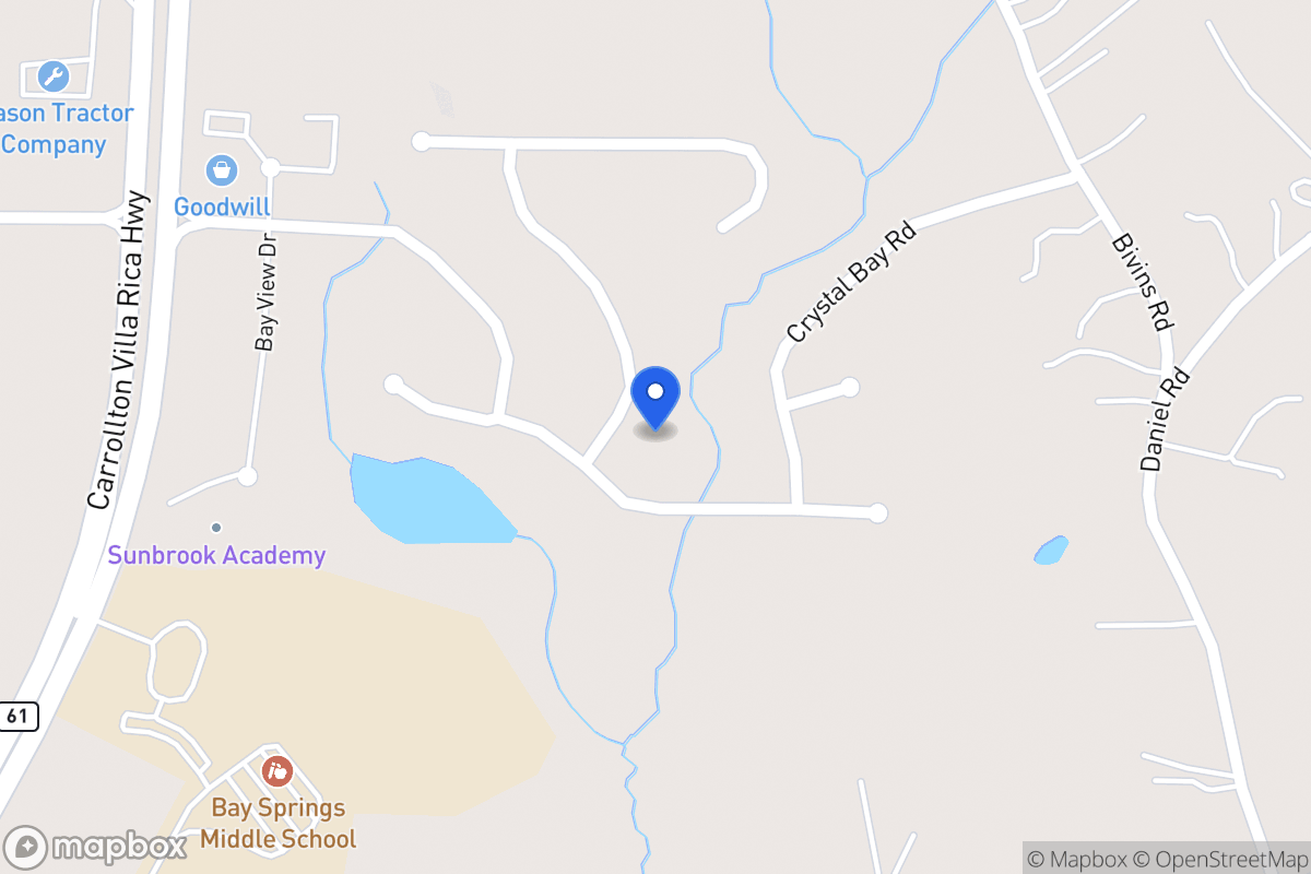 Map of 905 Center Bay Dr