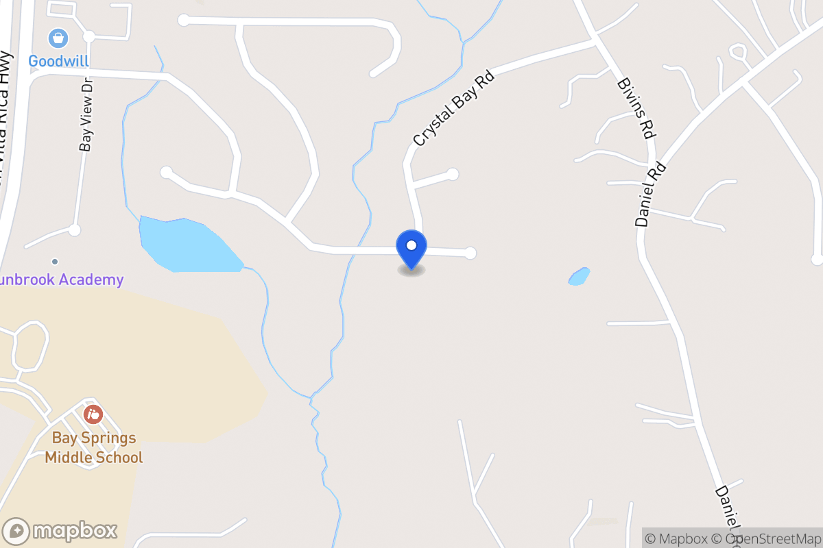 Map of 2052 Club Bay Dr