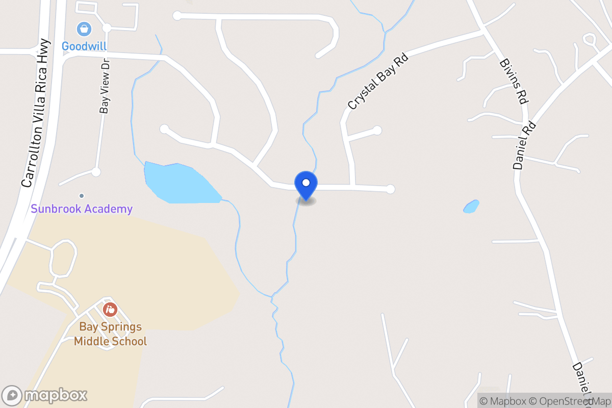 Map of 2036 Club Bay Dr