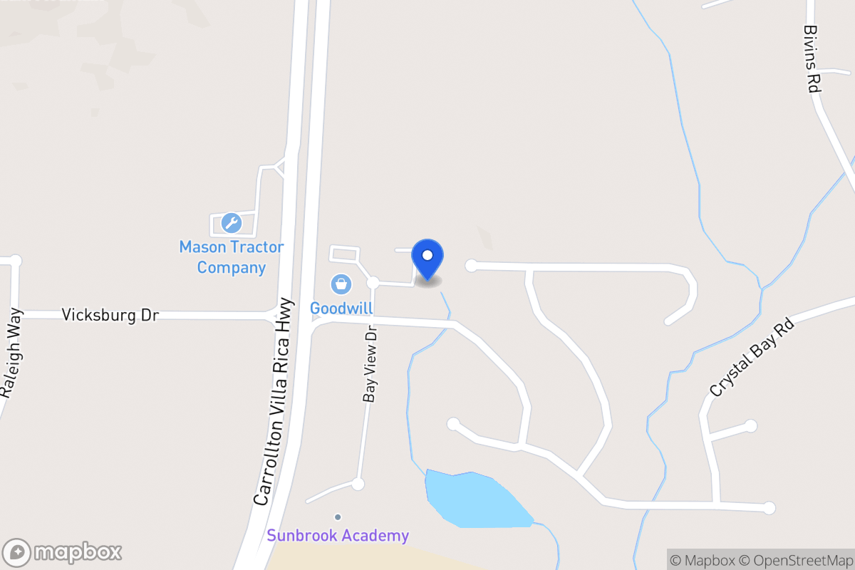 Map of 161 N Bay View Dr