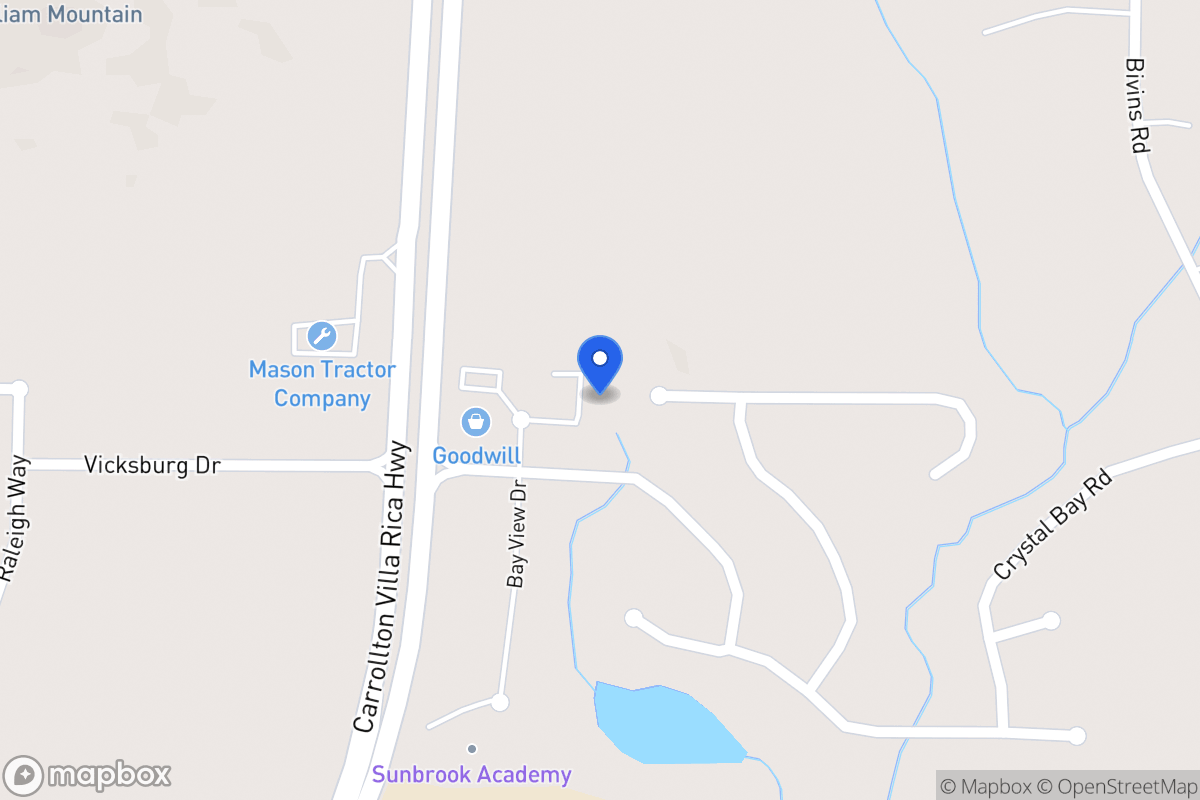 Map of 151 N Bay View Dr