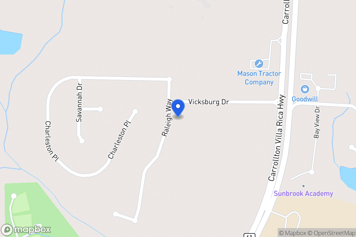 Map of 216 Raleigh Way