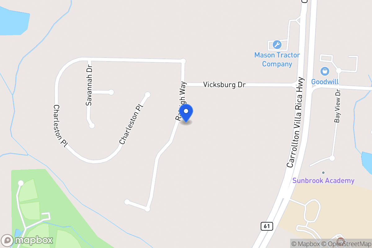 Map of 222 Raleigh Way