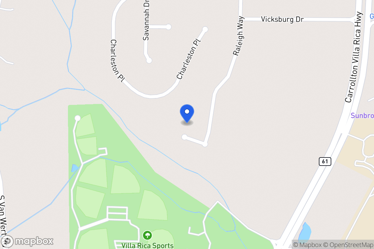 Map of 305 James Town Run