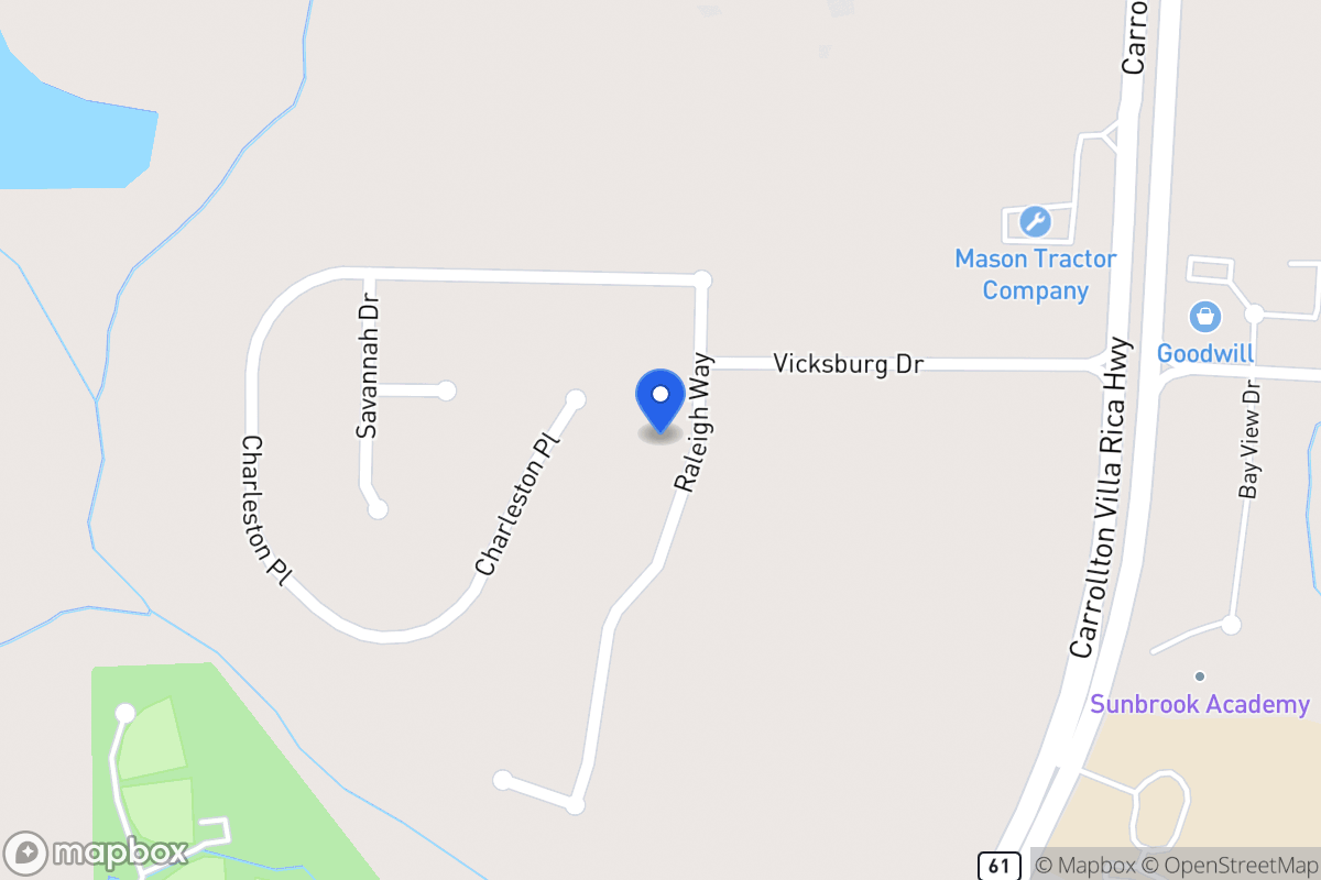 Map of 217 Raleigh Way